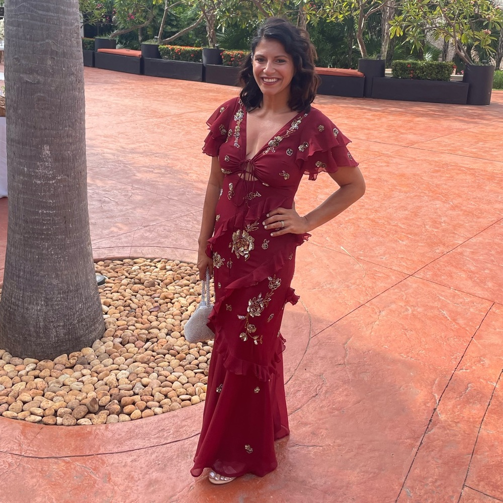 ASOS DESIGN embellished gown